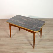 Table 4 à 6 personnes avec rallonges monte et baisse vintage 1960s