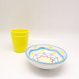 Multicolored bowl in Italian ceramic