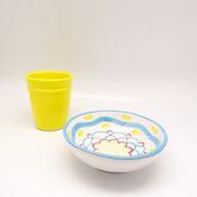 Multicolored bowl in Italian ceramic