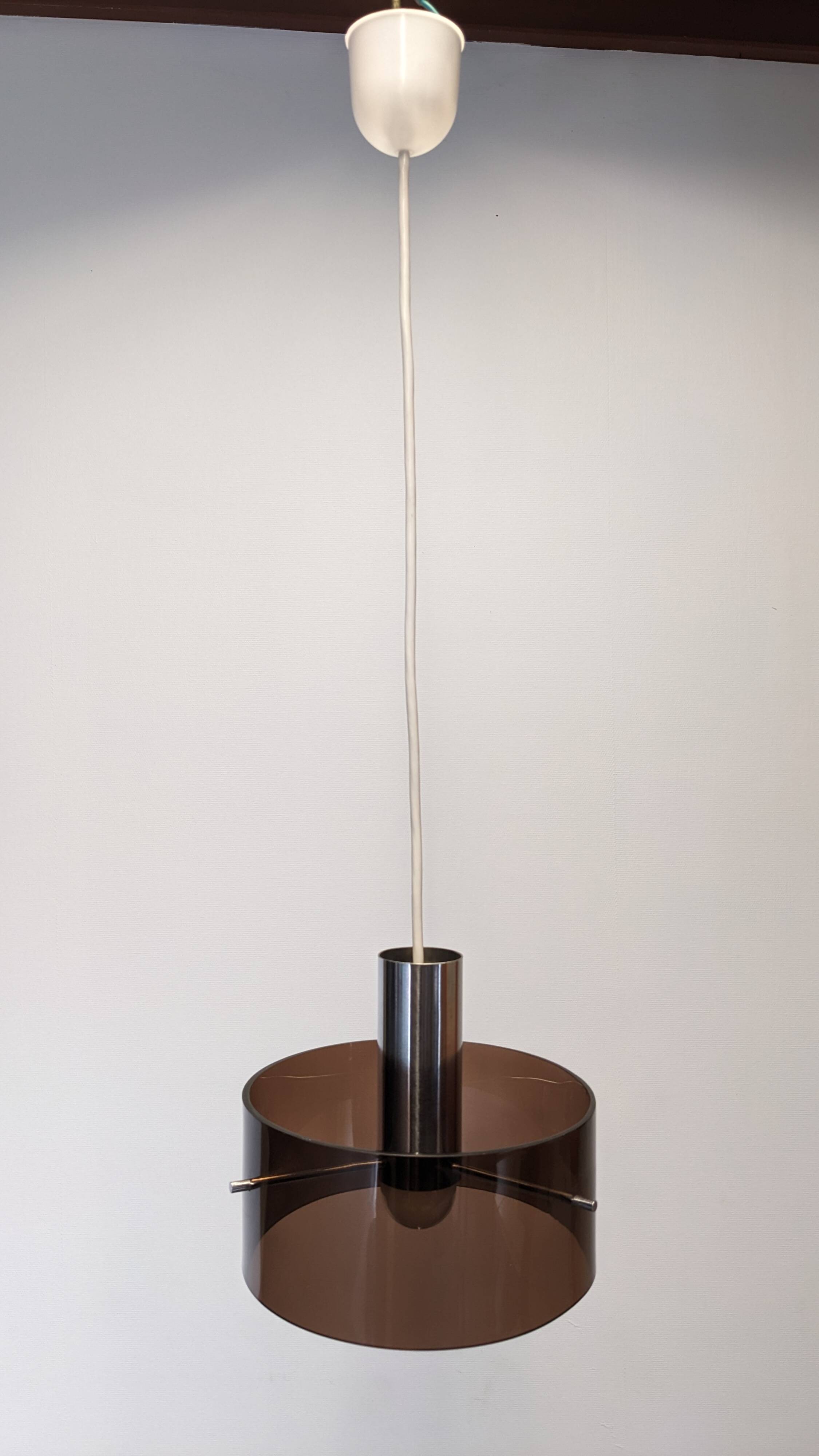 Suspension Space age in plexiglass by Philippe Rogier for Oxar, France 1970