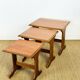 1960s Scandinavian nesting coffee table in teak.