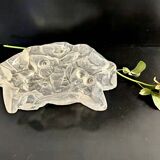 Heavy Crystal Trinket Bowl - Ashtray with Shells by Jolanda Prinsen, 1970s