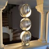 Large Henri Mathieu kinetic lamp. 1970.