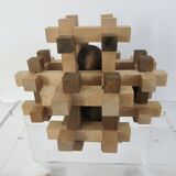 XXL wooden puzzle, multi-balls, 1970