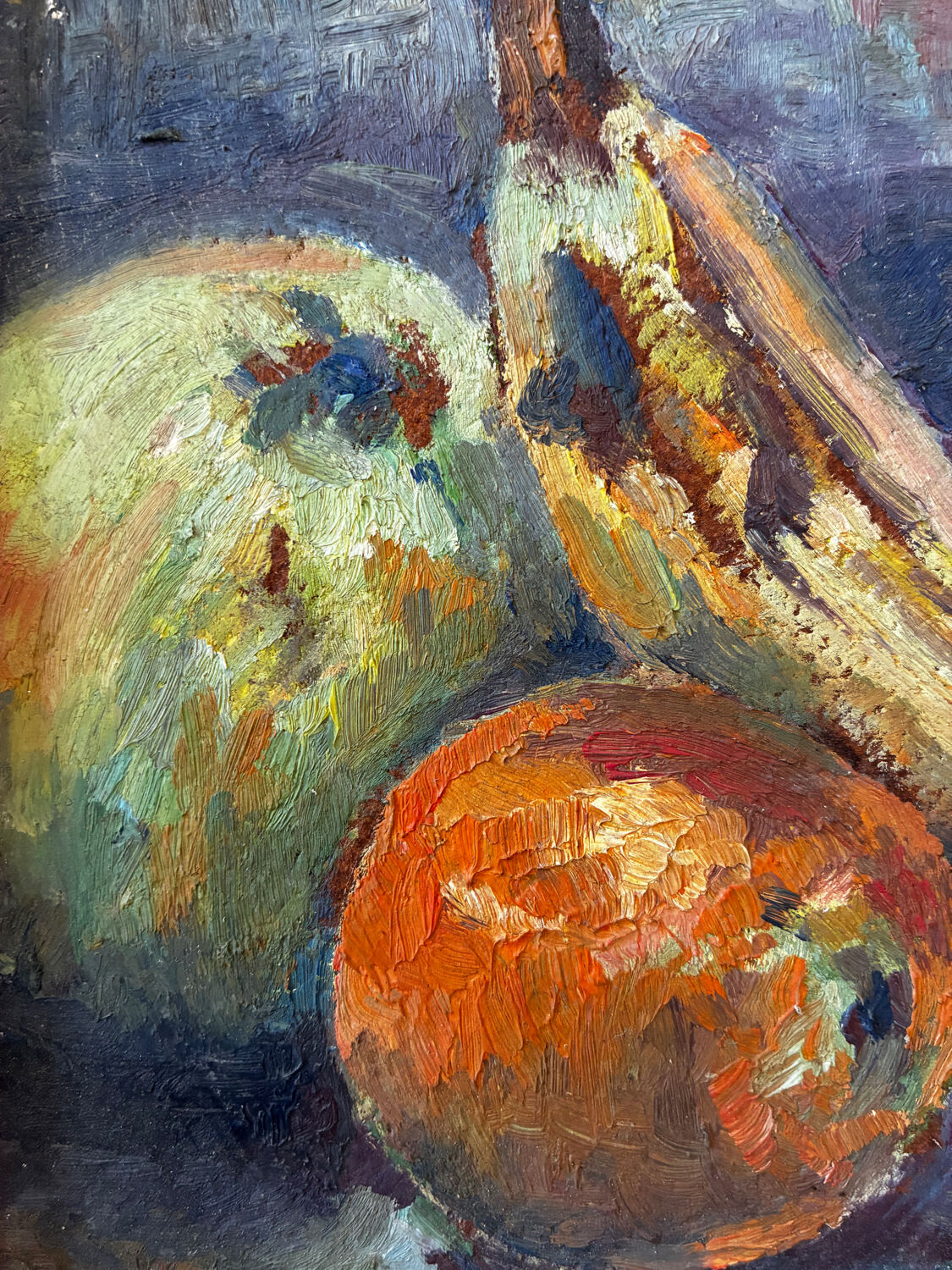 Still life with fruit, 20th century, signed