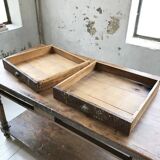 Artist studio oak draper table