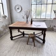 Table chêne style Louis XIV 1900