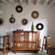 Bamboo bar and its 2 stools