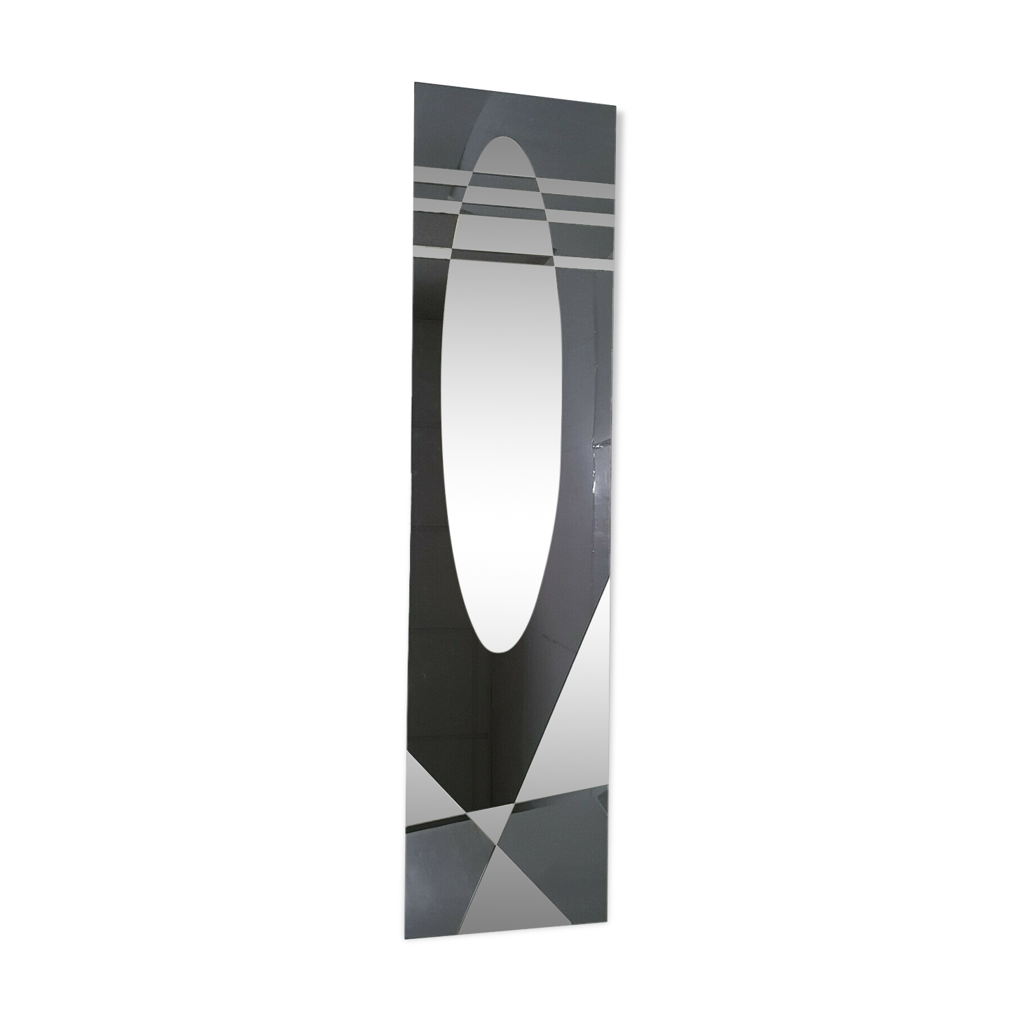 Vintage mirror Jacques Hitier 1950