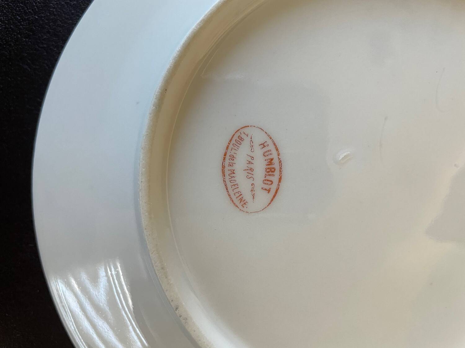 Humblot Paris porcelain table service