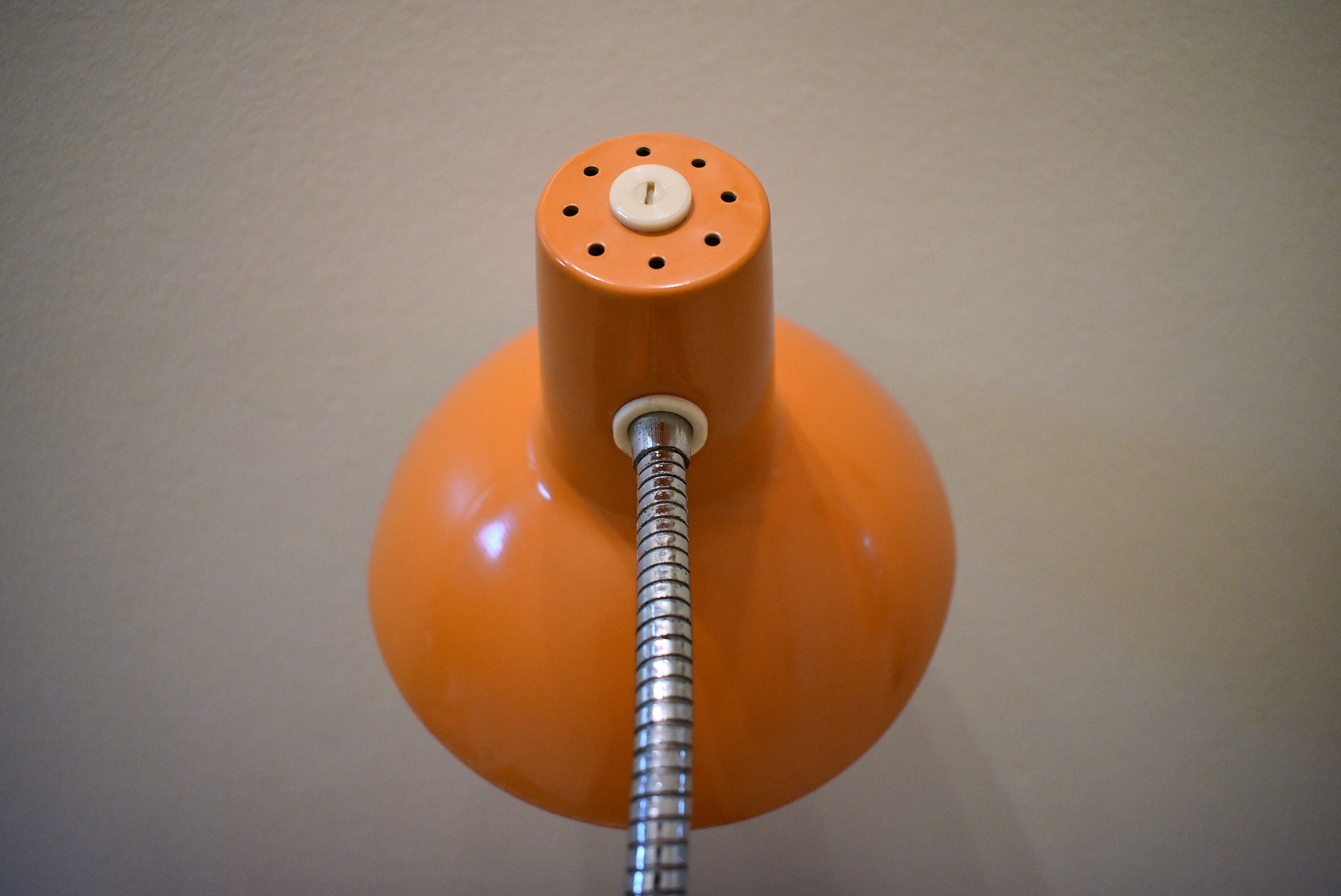 Vintage Orange desk lamp