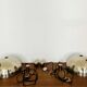 Adjustable Double Posa40 Nickel Plated Pendant Lamp by Florian Schulz