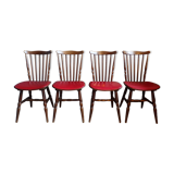 Suite 4 chaises bistrot Baumann Tacoma