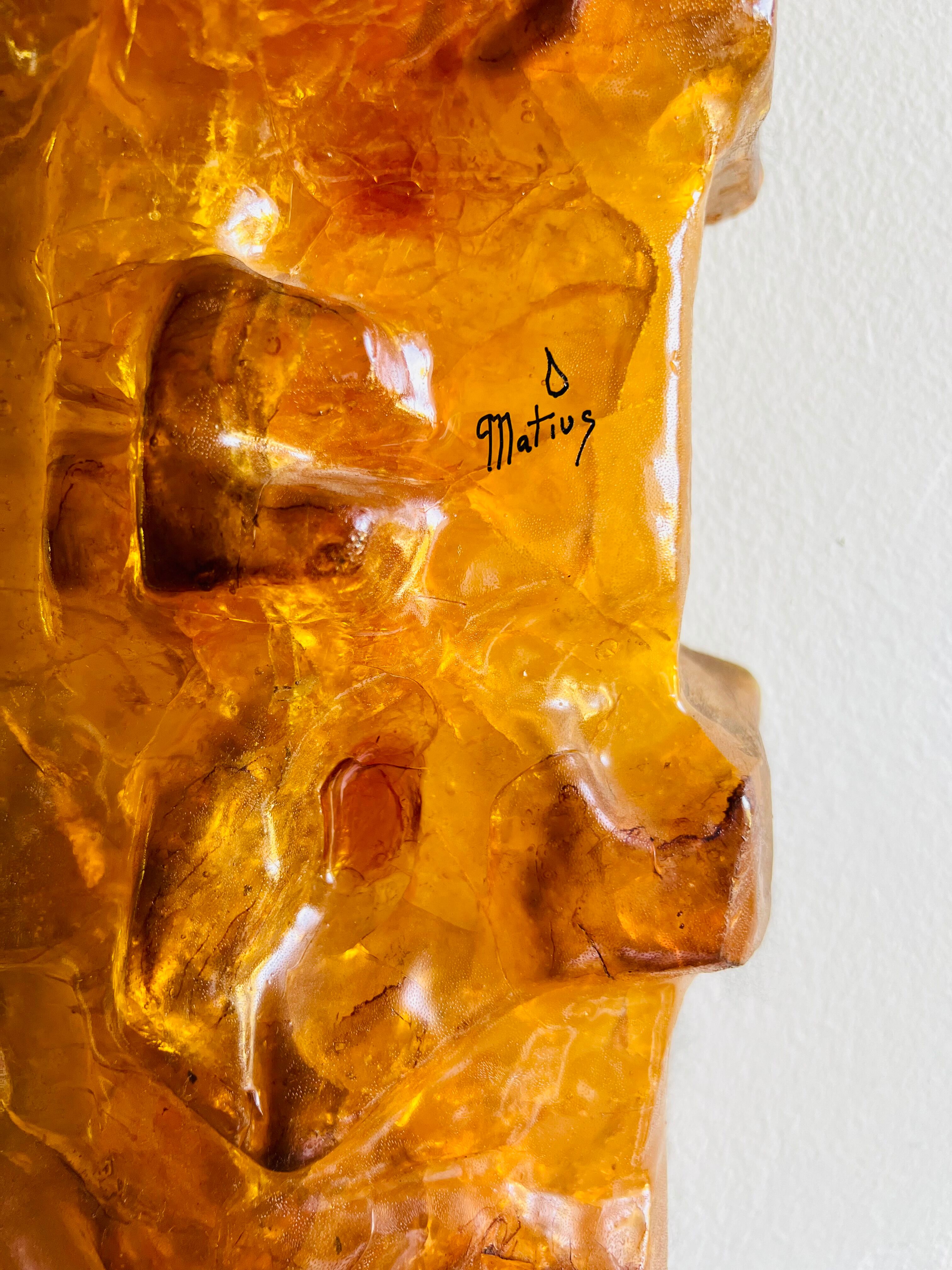 Matius Totem French Pop Art wall lights, sculpture, 1970