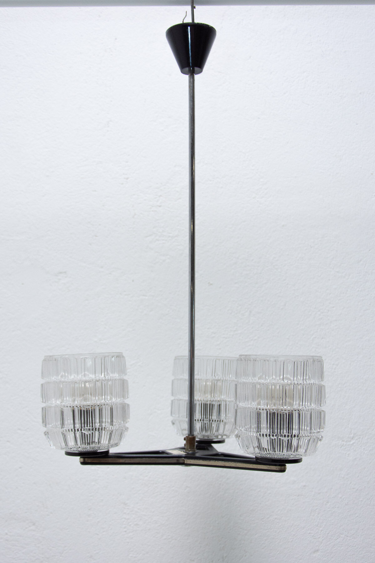 Eastern bloc brutalist pendant lamp by Lidokov, 1970´s