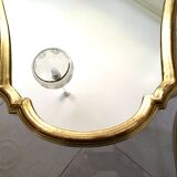 Baroque mirror in gilded wood – 63.5x45 cm - 70s.