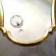 Baroque mirror in gilded wood – 63.5x45 cm - 70s.