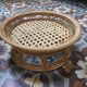 Canning basket and 70s rattan
