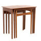 Svend Åge Madsen nesting tables - danish design in teak  mid century modern