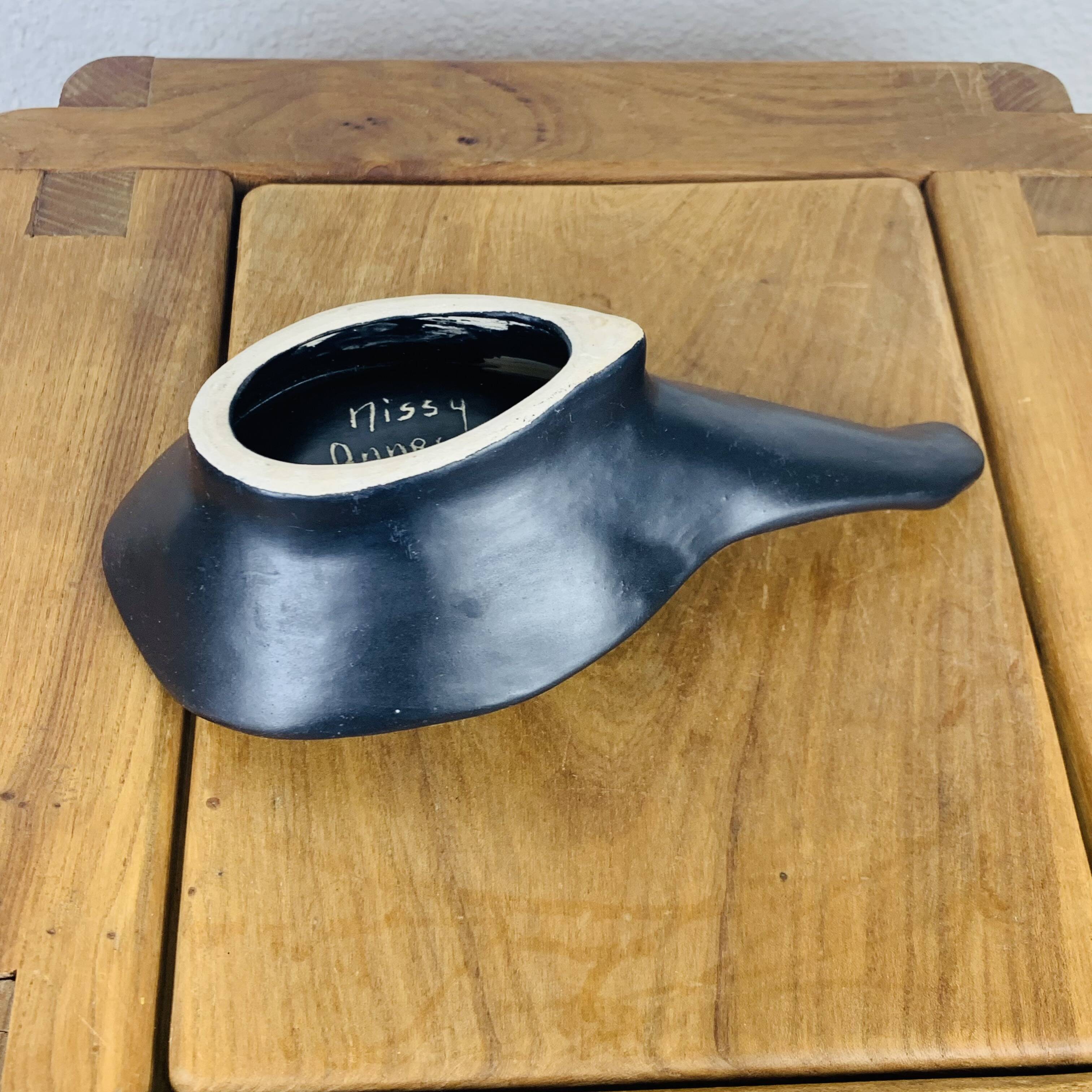 Empty fish pocket free form ceramic Missy Annecy