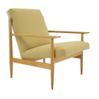 1960s beech armchair ,czechoslovakia