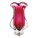 Organic Art Vase Josef Hospodka - Sommerso Ruby/Mandarin