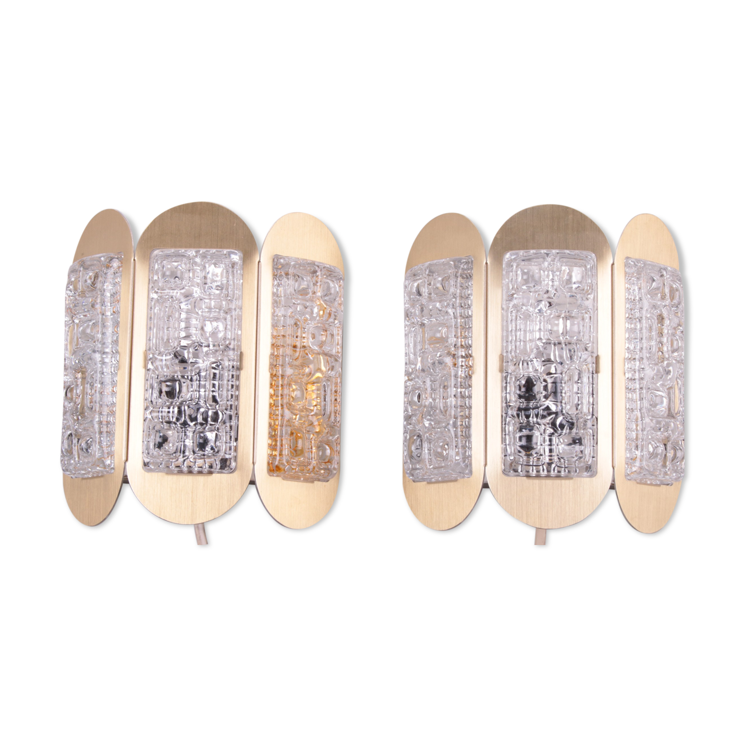 Set of Danish Wall Lamps by Vitrika, 1960s