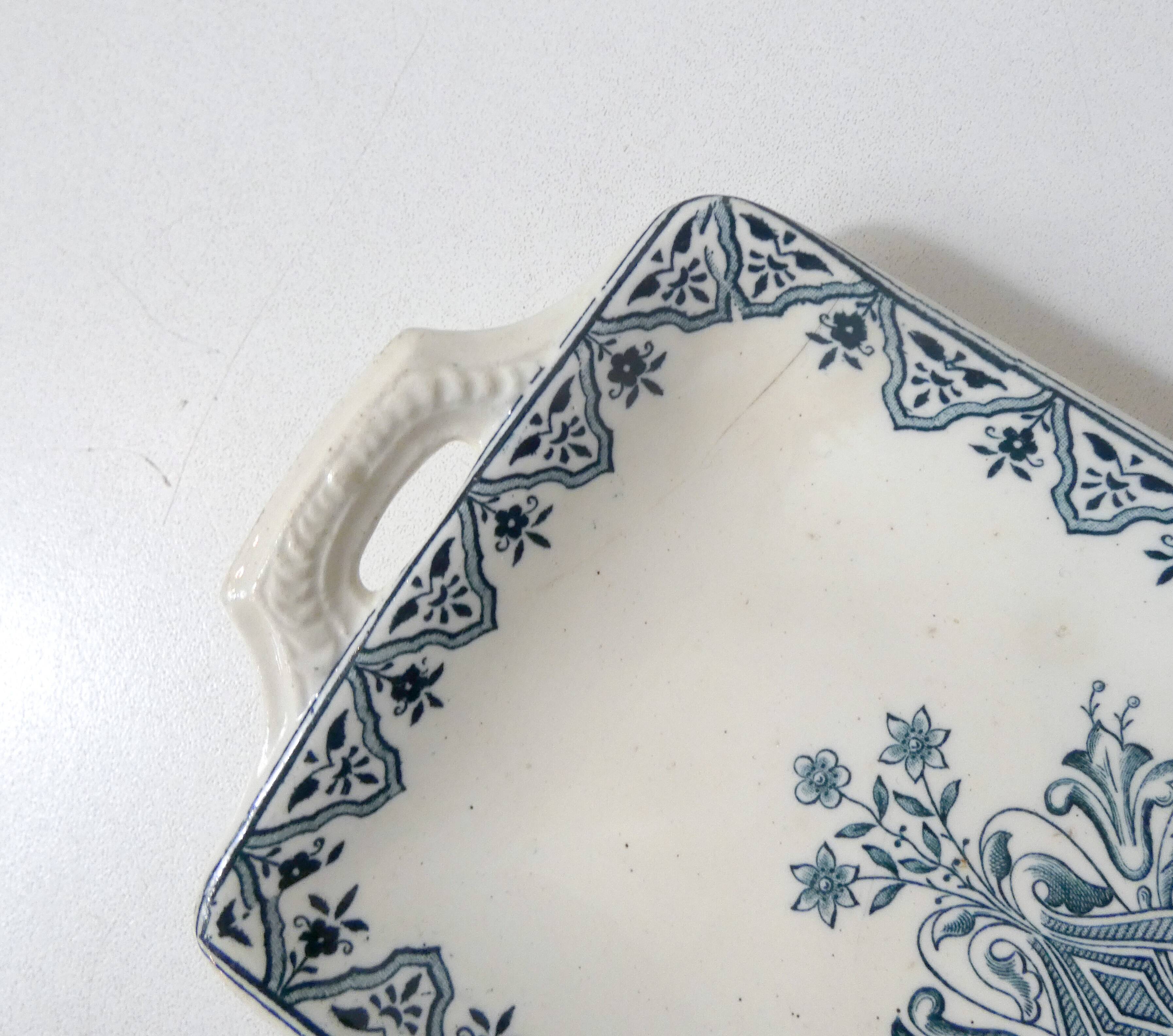Iron earth tray alhambra salins art deco