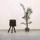 Old Wabi Sabi Primitive oak chopping block