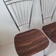 Lot de 3 chaises en formica et chrome années 70