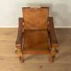 Brutalist Vintage Safari Armchair