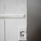 Patinated wooden cabinet