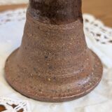 Vintage stoneware candlestick