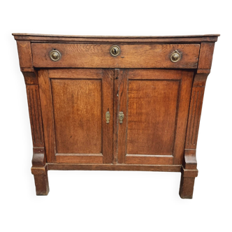 Antique sideboard dresser 19th century oak 90 x 95 cm