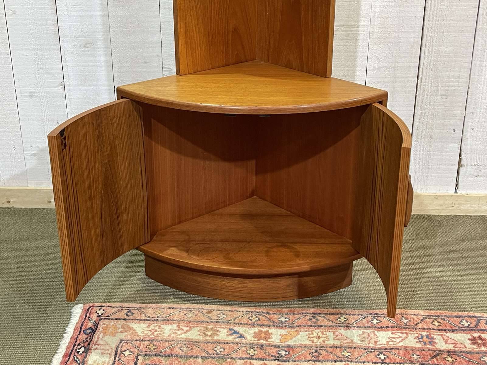 GPlan teak corner cabinet from the 1970s