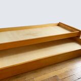 Trundle bed, Charlotte Perriand selection, Les Arcs 1600
