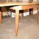 Table extensible pin massif