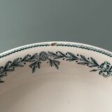 Compotier pedestal in earthenware Moulin des Loups & Hamage, Lauriers model