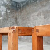 Pair of Pierre Chapo T18 coffee tables