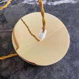 Suspension avec globe vintage en verre