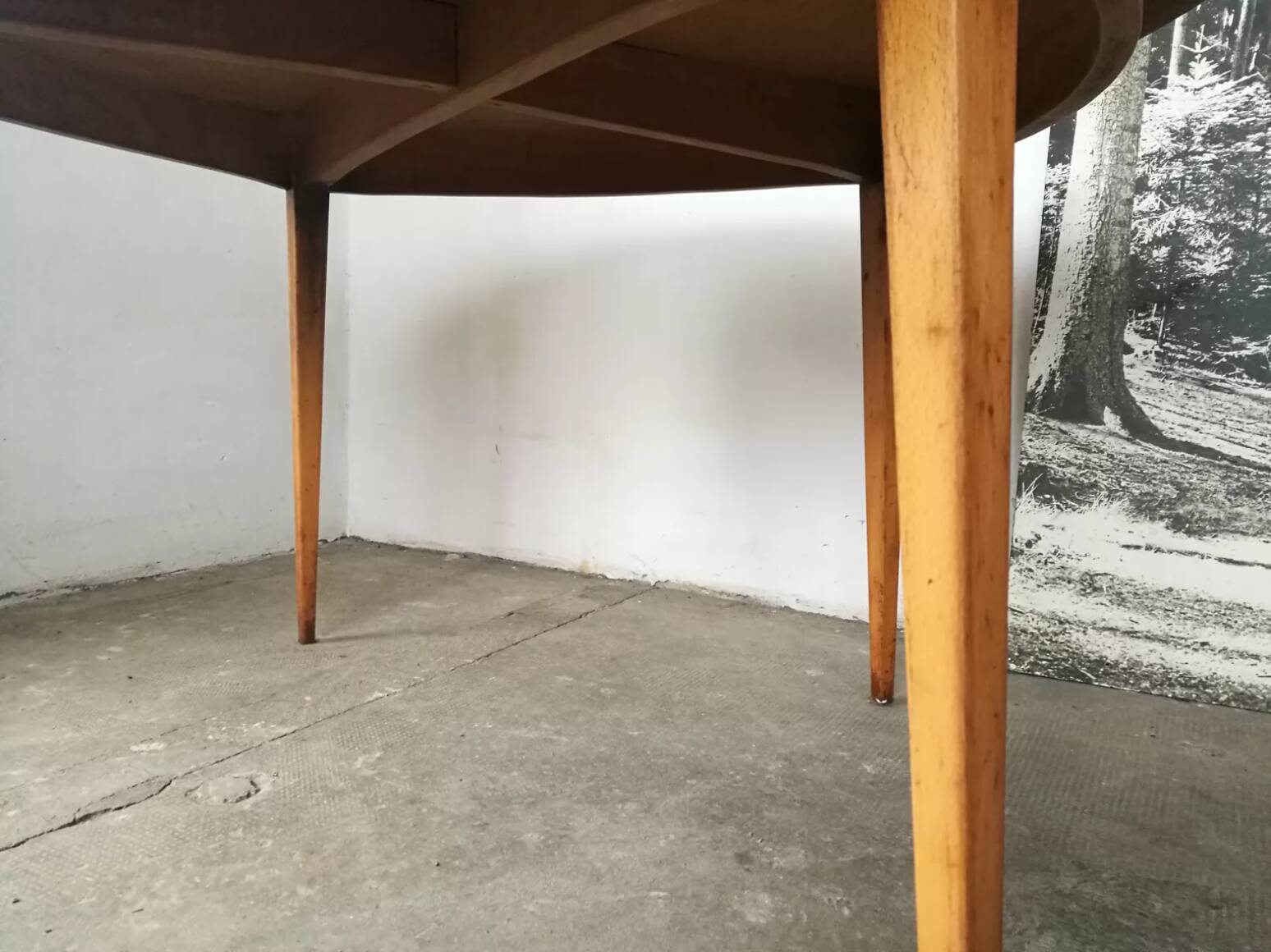 Table style scandinave bois et formica