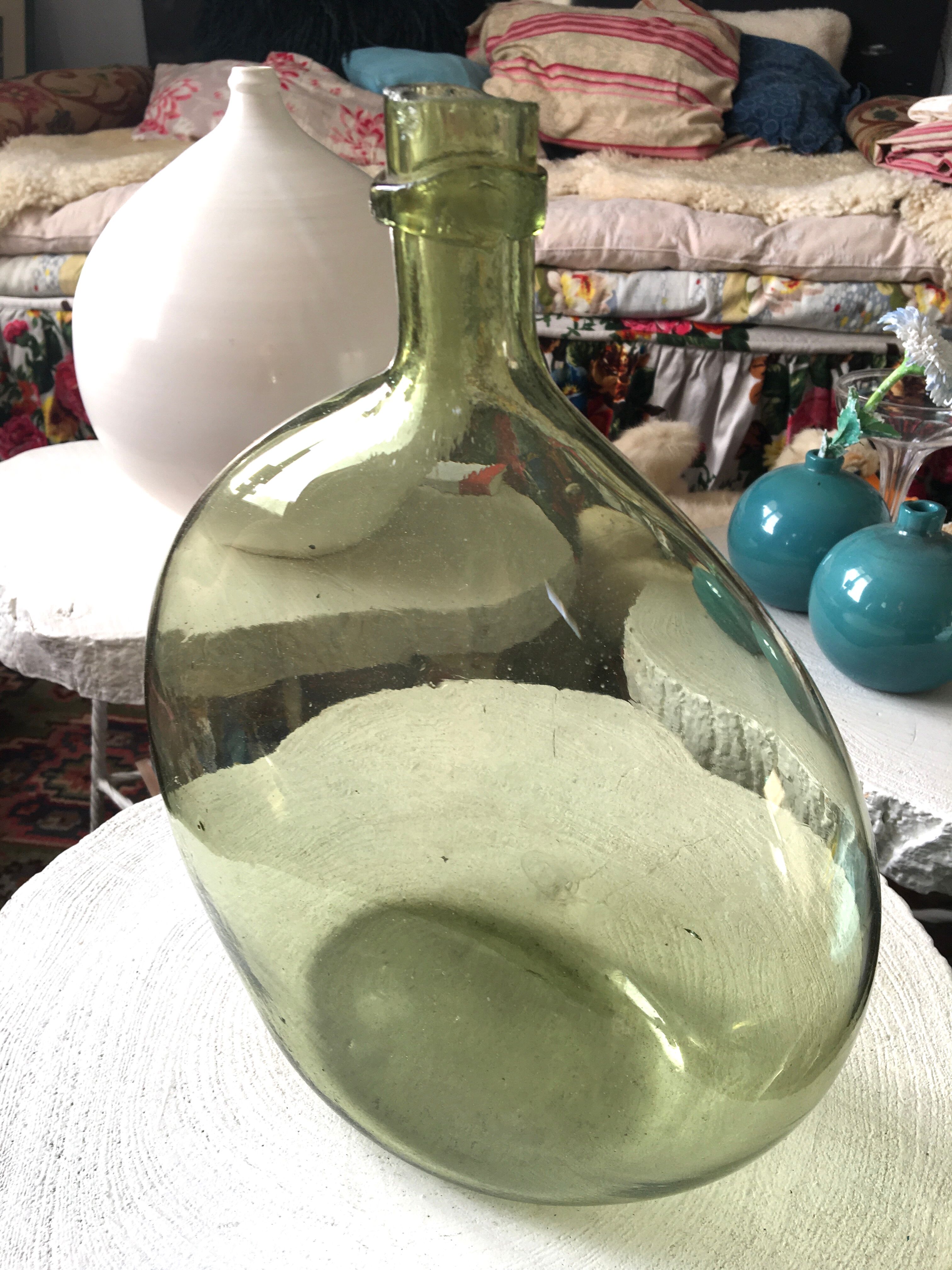 Demijohn glass, 19th
