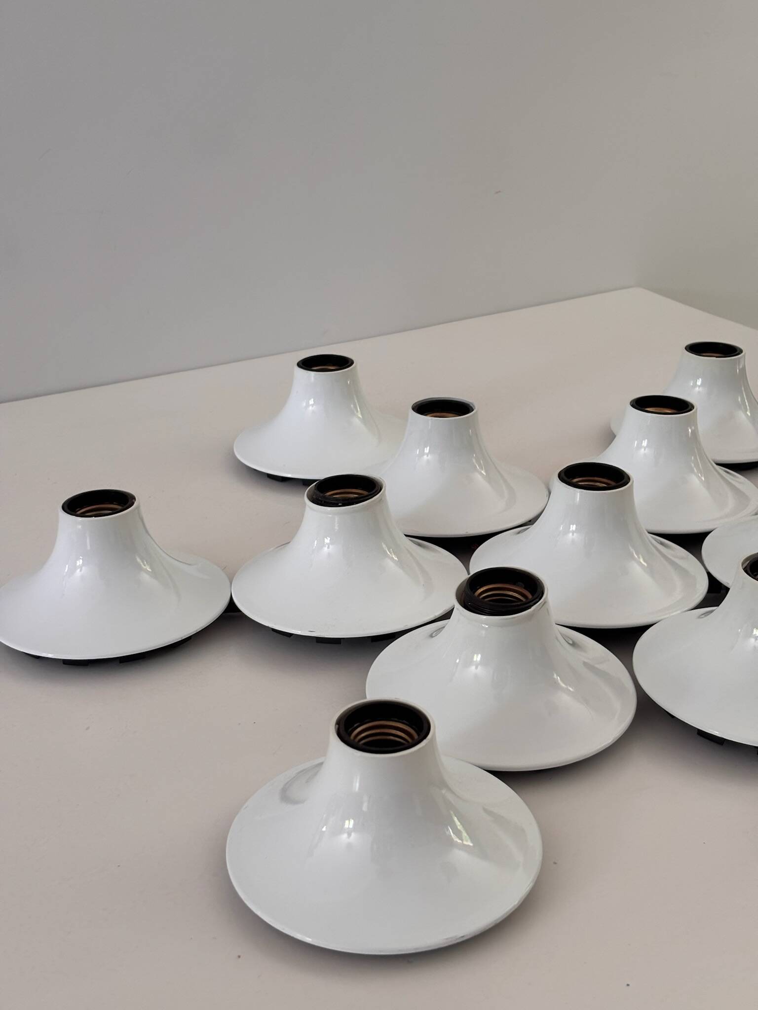 Composition of 13 Teti Wall Lights by Vico Magistretti for Artemide 1970 ABS Sp