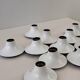 Composition of 13 Teti Wall Lights by Vico Magistretti for Artemide 1970 ABS Sp