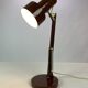 Table lamp in brown lacquered metal, of Danish design from the 1970s
