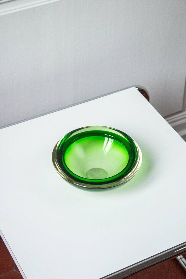 Vide poche cendrier bol en verre de Murano