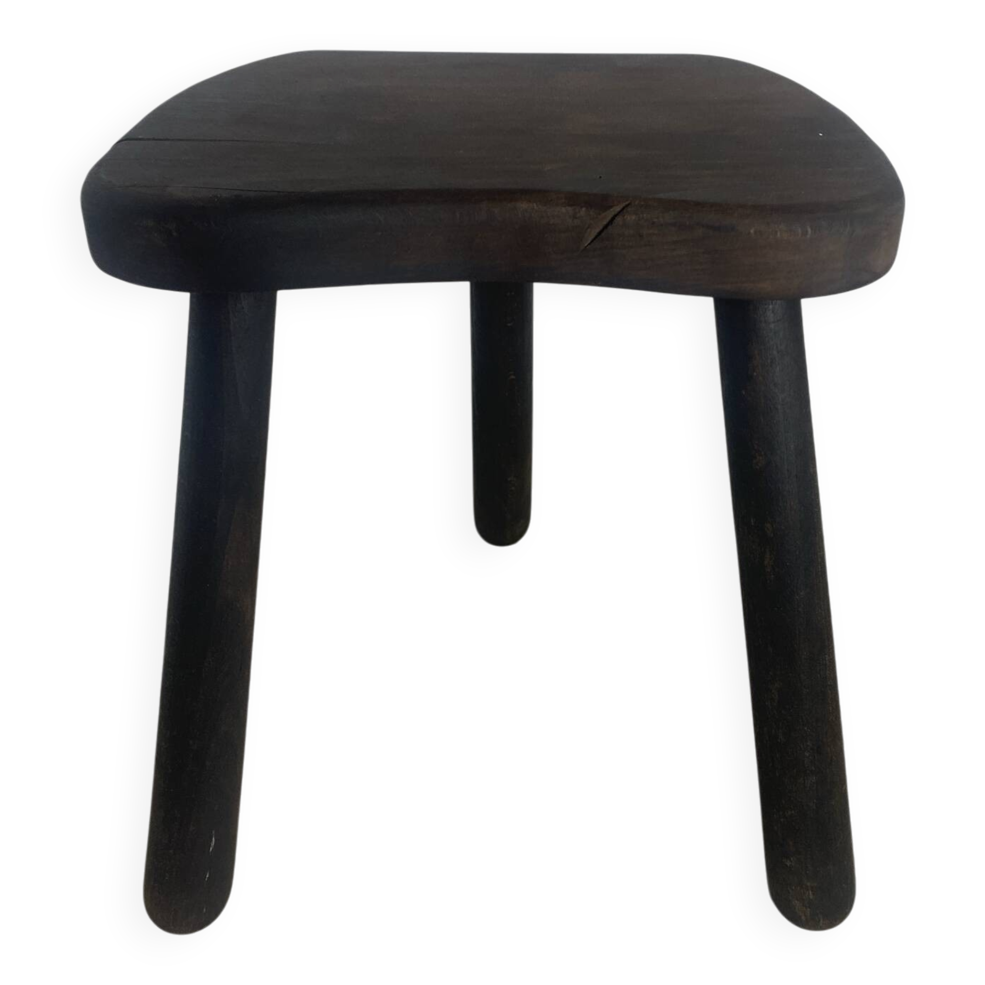 Low tripod stool in wood 🪵