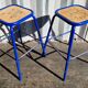 Pair of industrial stools