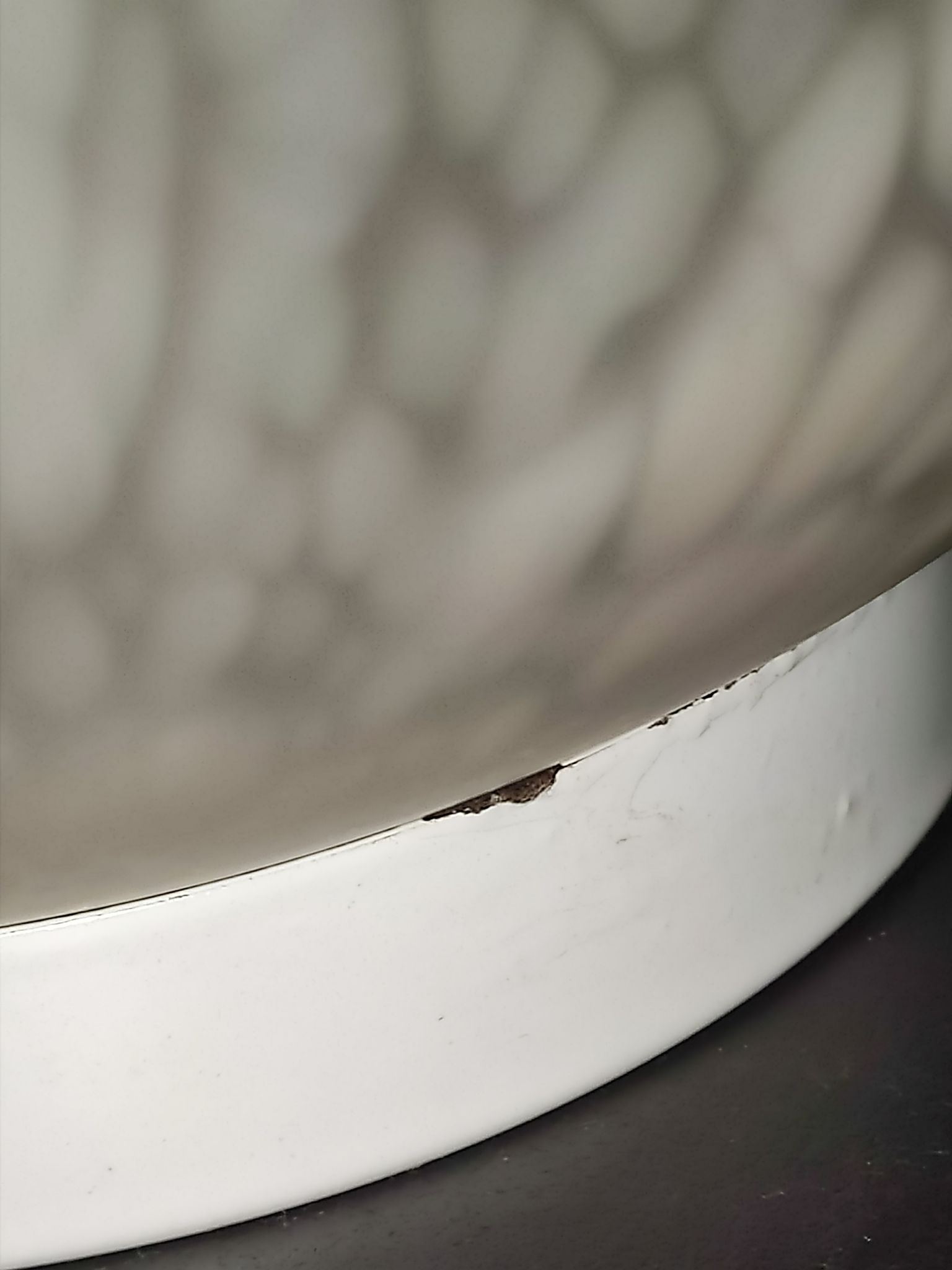 Lampe verre soufflé