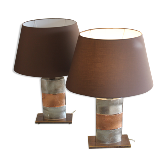 Pair of Murano lamps